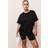 H&M Dam Svart T-shirt bomull