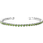 Caroline Svedbom Siri Bangle - Silver/Peridot