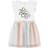 Name It Printed Dress - Bright White