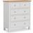 Roseland Furniture Farrow XL 2 Over 3 Grey Chest of Drawer 95x105cm