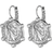 Dyrberg/Kern Como Earrings - Silver/Transparent