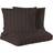 Redlunds Kingsize Satin Choklad 2 Påslakan Brun (220x)