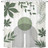 Shein Sage Green Abstract Shower Curtain Inches Boho Mid Century Minimalist Geometric Leaves Arch Vintage Modern Cloth Fabric Waterproof Polyester Bathroom Home Decor Set With Hooks