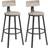 Williston Forge Shakir Grey Bar Stool 99cm 2pcs
