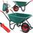 Gardebruk Wheelbarrow Green 100L 150kg with Pneumatic