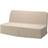 IKEA Nyhamn Naggen Beige Soffa 200cm 3-sits