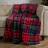OHS Oxford Check Fleece Blankets Blue