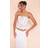 PrettyLittleThing White Textured Sheer Floral Lace Corset, White