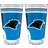 Great American Products Carolina Panthers Beer Glass 47.3cl 2pcs