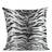 Plutus Brands Zebra Animal Complete Decoration Pillows Black, White (45.7x45.7cm)