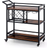 Costway 3 Tier Bar Brown Trolley Table 35.6x91.4cm