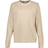 Nike Sportswear Club Fleece Women's Crew Neck Sweatshirt - Sanddrift/White