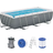 Bestway Power Steel Frame Rectangular Pool Set 4.04x2.01x1m