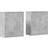vidaXL Engineered Wood Concrete Gray Sideboard 60x70cm 2st