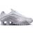 NIKE Shox R4 W - White/Metallic Platinum/Platinum Tint/Barely Grape