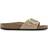 Birkenstock Madrid Big Buckle Nubuck Leather One-Strap Sandals - Sandcastle