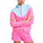 Montirex Move Windbreaker Jackets - Neon Pink/Blue