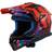 LS2 Crosshjelm MX708 Fast II Wash, Rød