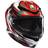AGV K6 S Reeval Full Face Helmet - White/Red/Grey