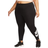 Nike Sportswear Classics High-Waisted Graphic Leggings Plus Size - Black/White