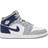 NIKE Air Jordan 1 Mid GS - White/Wolf Grey/Midnight Navy