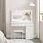 Latitude Run Meinrad White Dressing Table 40x105cm 2pcs