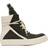 Rick Owens FW24 Porterville Geobasket M - Forest/Milk