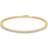 Mads Z Tennis Bracelet - Gold/Transparent