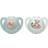 Nuk star baby dummy 0-6 months soothes 99% of babies bpa-free silicone