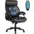 Costway Massage Black Office Chair 123.2cm