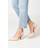 Dorothy Perkins Blanche Ankle Strap Pointed High Block Heel Court Shoes Beige