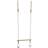 Kbt Wooden Trapeze with Metal Rings