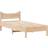 vidaXL Solid Pine Sengeramme 90x190cm