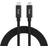 Nordic USB4-028 40Gbps 100W USB C - USB C M-M 0.2m