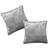 Mercer41 Boney Cushion Cover Silver, Grey (45x45cm)