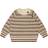 Petit Piao O Neck Light Nordic Knit Sweater - Off White/Brown Melange (PP1018)