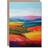 ARTERY8 Greeting Card Colourful Country Fields Rainbow Landscape