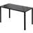 Homcom Modern Design Black Spisebord 60x120cm