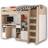 Stella Trading Unit Cabin Bed with Desk & Cupboard Space-Saving Bed 95x204cm