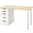 IKEA Alex Lively Pine Effect White Skrivbord 60x120cm