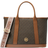 Michael Kors Luisa Medium Signature Logo Satchel - Brown/Luggage