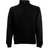 Fruit of the Loom Classic Zip Neck Sweat - Black