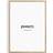Postery Picture Wood Orange Photo Frame 30x40cm