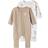 Name It Oxford Tan Nattställ 2-pack - Oxford Tan