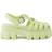 Prada Monolith Rubber Sandal - Pistachio Green