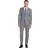 Tommy Hilfiger Modern Fit Wool Blend Twill Men's Suit - Pearl Grey
