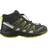 Salomon Junior Xa Pro V8 Mid Waterproof - Black/Deep Lichen Green/Safety Yellow