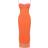 House of CB Aiza Maxi Dress - Flame Orange