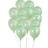 Shatchi Latex Balloons Metallic Light Green 10-pack