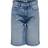 Only Caro High Wait Loose Fit Denim Shorts - Blue/Medium Blue Denim